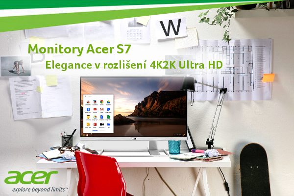 Monitor Acer S277HK = Elegance v rozlišení 4K2K Ultra HD