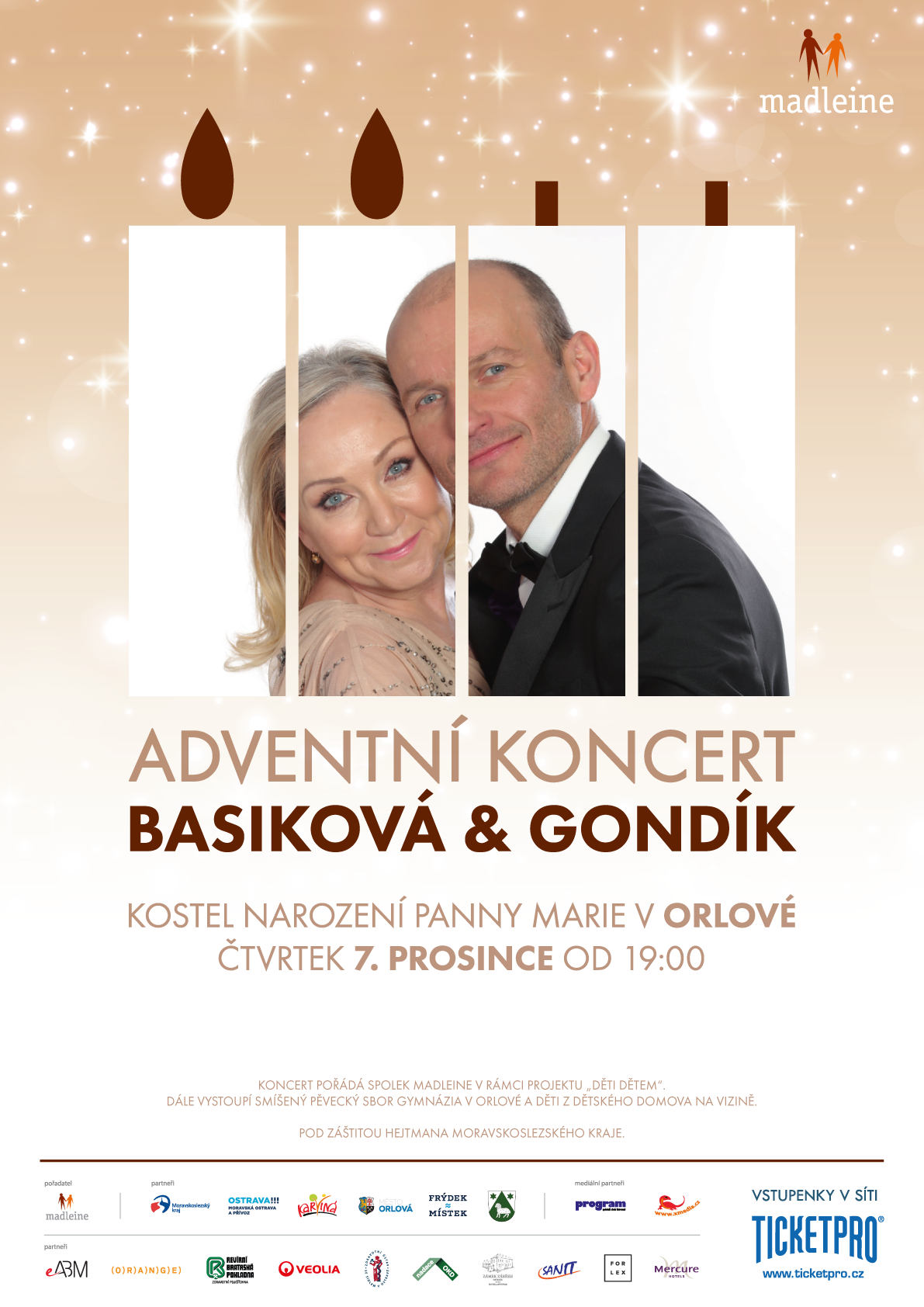 Pozvánka na koncert B. Basikové a D. Gondíka