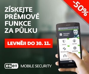 CyberWeek: ESET Mobile Security s 50% slevou