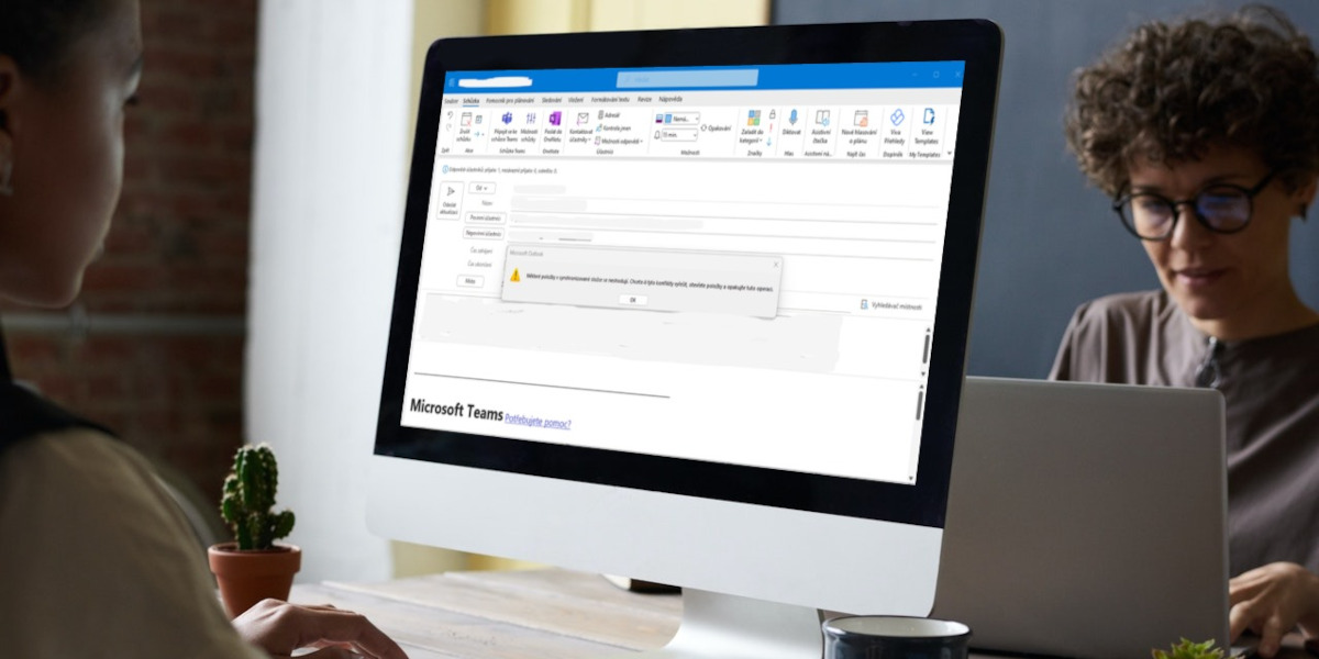 Pozor! Chyba Outlooku při aktualizaci schůzek