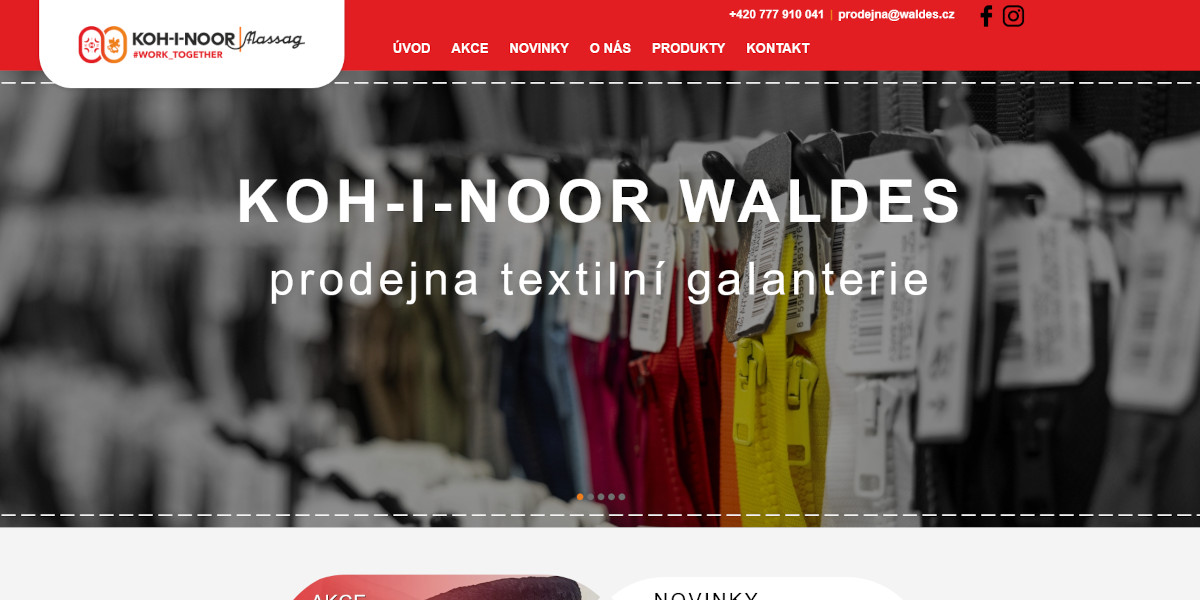 Webové stránky pro Waldes.cz