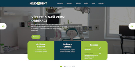 Nové webové stránky pro Heliodent