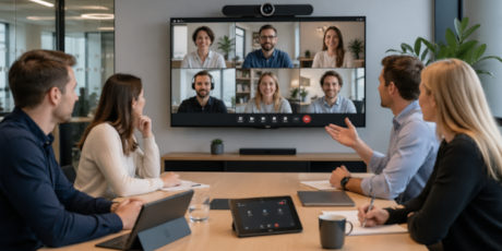 Propojení videokonferenčních zařízení Google Meet a Microsoft Teams