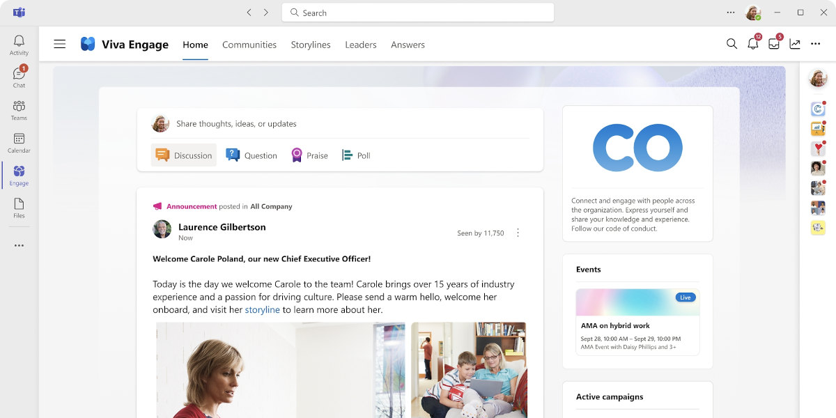 Viva Engage v Microsoft Teams – sjednocení firemní komunikace a propojení lidí